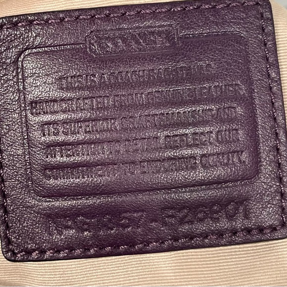 Coach Signature Patent Leather Gallery Tote - Picture 8 of 13